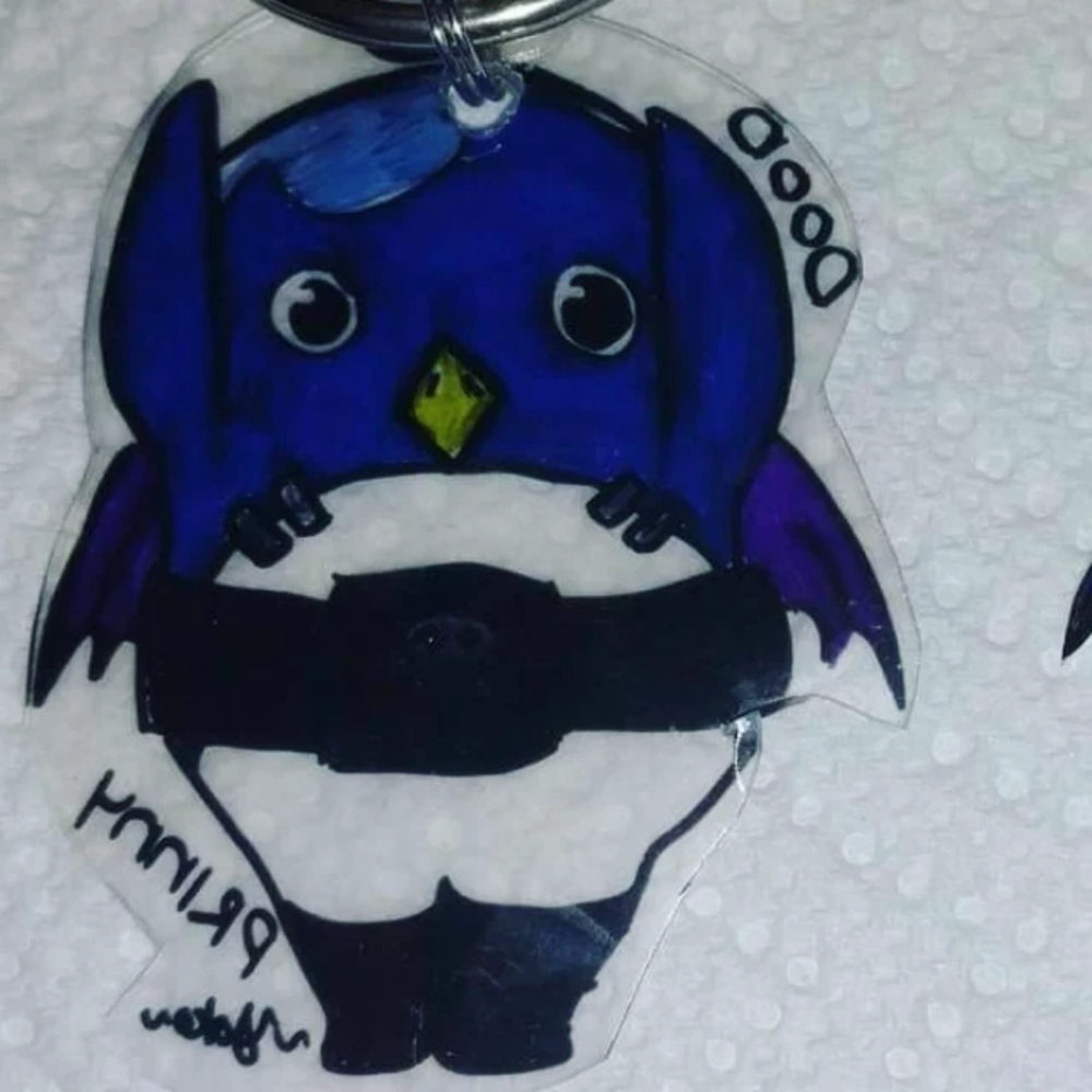 Handmade Disgaea Prinny Keychain